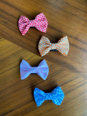 EGOMİ Pitikareli 4 Lü Büyük Saçsız Bebek Tokası