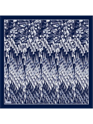 Cacharel Lacivert  Ipek Twill Eşarp