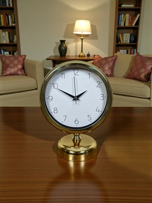 Lowell Home Golden Time 25 x 20 cm Metal Masa Saati RSYT-LWL34