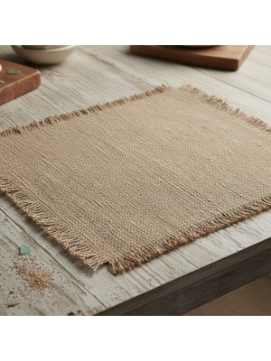 Dyris Doğal Jüt Amerikan Servis 35X45 cm – 6’lı Set