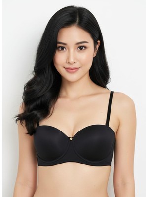Pemilo Kadın 727 Desteksiz Içi Boş Kaplı Sütyen