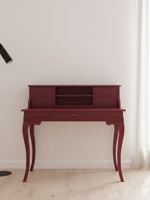 Gazzini Furniture Regis Rustik Still Raflı Ahşap Çalışma Masası 70X110