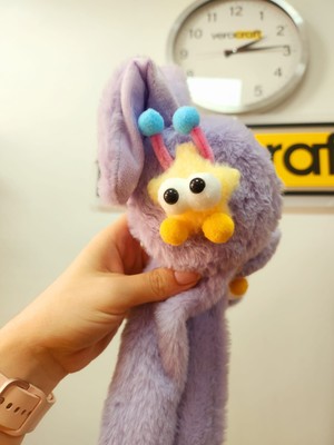 Veracraft Oynar Kulaklı Sesli ve Işıklı Peluş Kulaklık