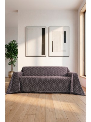 Rell Home Pamuklu Koltuk Örtüsü Saçaklı|çok Amaçlı Örtü|koltuk Şalı|kolları Kapatan|battal Boy