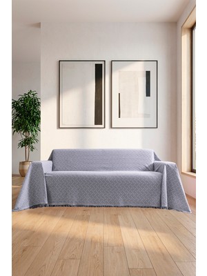 Rell Home Pamuklu Koltuk Örtüsü Saçaklı|çok Amaçlı Örtü|koltuk Şalı|kolları Kapatan|battal Boy