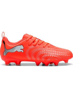 Puma Future 9 Play Fg/Ag Çocuk Turuncu Çim Saha Kramponu.01