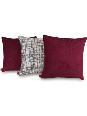 Elanora Home Dekoratif Kırlent Kılıfı,yüksek Kaliteli Dokuma Kumaş,leke Tutmaz,3’lü Set