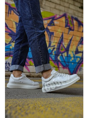 Nil Avm CH254  Cbt Pittura Erkek Ayakkabı 434 Beyaz / Gümüs Cool