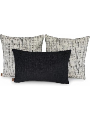 Elanora Home Dekoratif Kırlent Kılıfı,yüksek Kaliteli Dokuma Kumaş,leke Tutmaz,3’lü Set