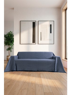 Rell Home Pamuklu Koltuk Örtüsü Saçaklı|çok Amaçlı Örtü|koltuk Şalı|kolları Kapatan|battal Boy