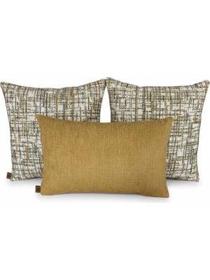 Elanora Home Dekoratif Kırlent Kılıfı,yüksek Kaliteli Dokuma Kumaş,leke Tutmaz,3’lü Set