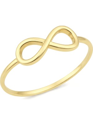 Zeya Kuyumculuk 14 Ayar Altın Sonsuzluk Yüzük