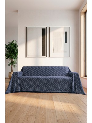 Rell Home Pamuklu Koltuk Örtüsü Saçaklı|çok Amaçlı Örtü|koltuk Şalı|kolları Kapatan|battal Boy