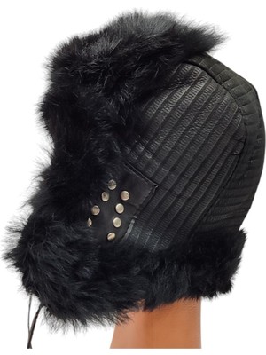 Zemheriden Hakiki Deri Kürklü Premium Ushanka ❤️