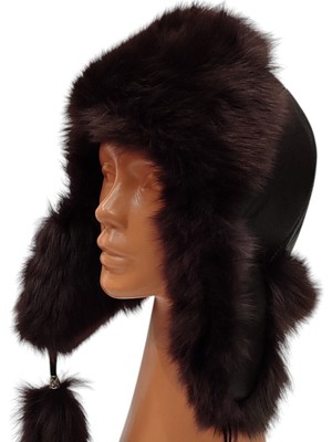 Zemheriden Hakiki Deri Kürklü Premium Ushanka ❤️