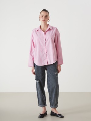 Lc Waikiki Yeni Sezon Boyfriend Yırtık Detaylı Kadın Jean Pantolon