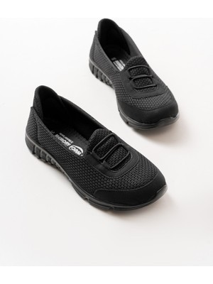 buğrahayalin Kadın Bağcıksız Spor Babet | Hafif ve Nefes Alabilen Tekstil | Kısa Topuklu Günlük Rahat Ayakkabı