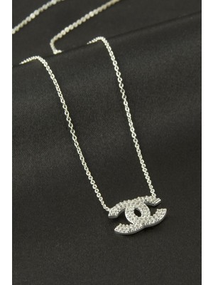 Marsilyan Kalp Zirkon Taşlı Kolye