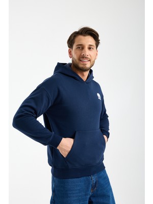 Nord Saga Kapüşonlu Sweatshirt Oversize %100 Pamuk