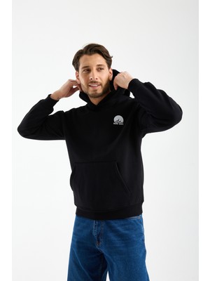 Nord Saga Kapüşonlu Sweatshirt Oversize %100 Pamuk