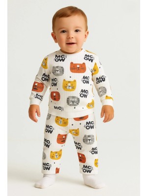 Buufuu Bebek Takım Al Üst Pamuklu Baskılı