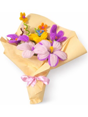 Akın Hediyelik Dekoratif Şönil Çiçek Buketi – Zarif ve Anlamlı Dokunuş