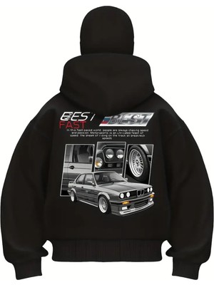 LAYORA Sokak Giyimi Için Bol Kesim Fermuarlı Kazak