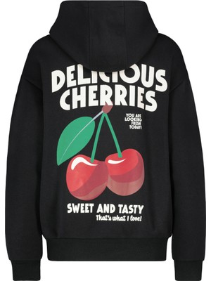 LAYORA Oversize Baskılı Hoodie