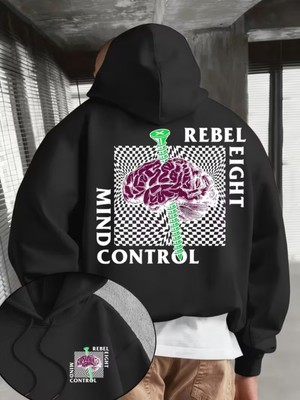 LAYORA Erkek Kapüşonlu Sweatshirt Tüm Sezon Rahat Kesim, Kışlık Kapüşonlu