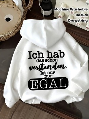 LAYORA Kışlık Üç Iplik Hoodie – Baskılı Premium Kalite”