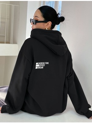 LAYORA Yeni Sezon Baskılı – Oversize Kapüşonlu Sweatshirt
