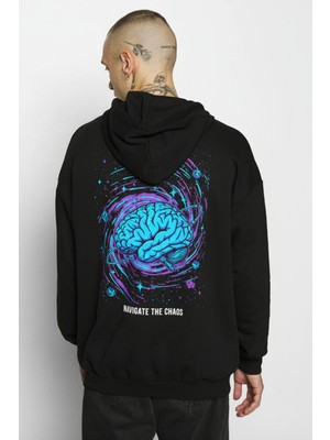LAYORA Kalın Kumaşlı Baskılı Sweatshirt – Modern ve Şık Görünüm