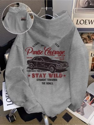 LAYORA Tek Parça Y2K Tarzı Kadın Sonbahar Uzun Kollu Kapüşonlu Sweatshirt