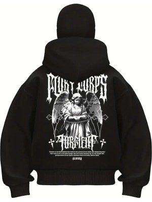 LAYORA Ninja Kapüşonlu Polar Hırka – Unisex – Sıcak ve Yumuşak Kumaş