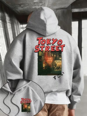 LAYORA Erkek Kapüşonlu Sweatshirt Tüm Sezon Rahat Kesim, Kışlık Kapüşonlu