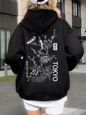 LAYORA 3 Iplik Kapüşonlu Hoodie – Kalın Kumaş, Sıcak Tarz