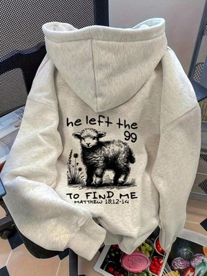 LAYORA Yazı Baskılı Hoodie – Rahat ve Trend Model