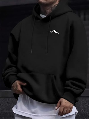 LAYORA Sonbahar ve Kış Için Rahat ve Çok Yönlü Üst, Cebi Olan Bağcıklı Kapüşonlu Sweatshirt