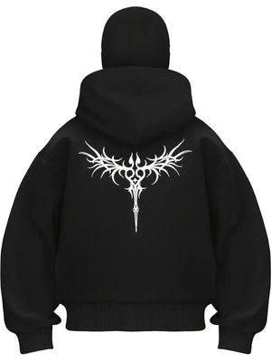 LAYORA Maskeli Polar Hırka – Modern Ninja Tarzı – Kışın Olmazsa Olmazı