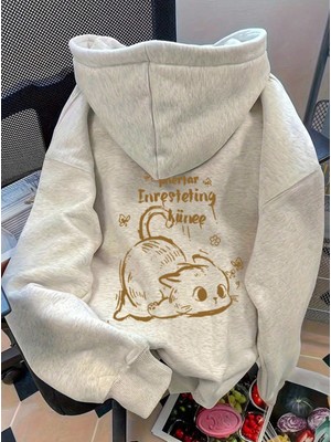 LAYORA Hoodie – Yazı Baskılı Kapüşonlu Sweatshirt