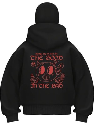 LAYORA Kar Maskeli Polar Sweatshirt – Spor ve Şık Tasarım – Kışın Vazgeçilmezi