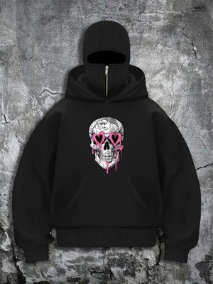 LAYORA Kar Maskeli Polar Sweatshirt – Spor ve Şık Tasarım – Kışın Vazgeçilmezi