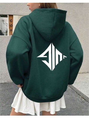 LAYORA Poland Desenli Premium Kapüşonlu Sweatshirt