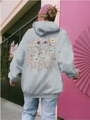 LAYORA Tek Parça Y2K Tarzı Kadın Sonbahar Uzun Kollu Kapüşonlu Sweatshirt