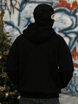 LAYORA Erkekler Için Çift Katmanlı Kapüşonlu Fermuarlı Sweatshirt,