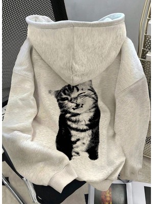 LAYORA Oversize Kapüşonlu Sweatshirt – Günlük ve Şık