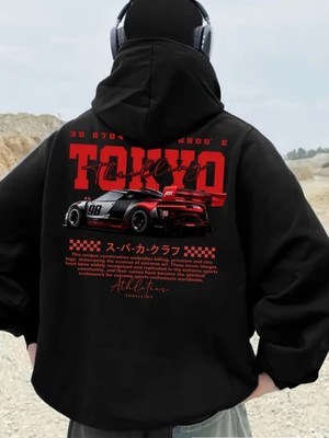 LAYORA Sokak Giyimi Için Bol Kesim Fermuarlı Kazak