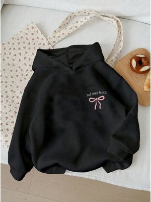 LAYORA Yeni Sezon Baskılı – Oversize Kapüşonlu Sweatshirt