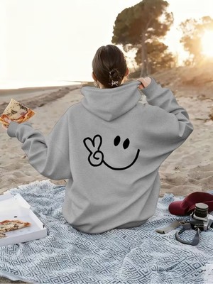 LAYORA Tek Parça Y2K Tarzı Kadın Sonbahar Uzun Kollu Kapüşonlu Sweatshirt