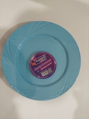 Sword Pack 6 Adet Sert Plastik Mika Tabak Mavi 6 Adet